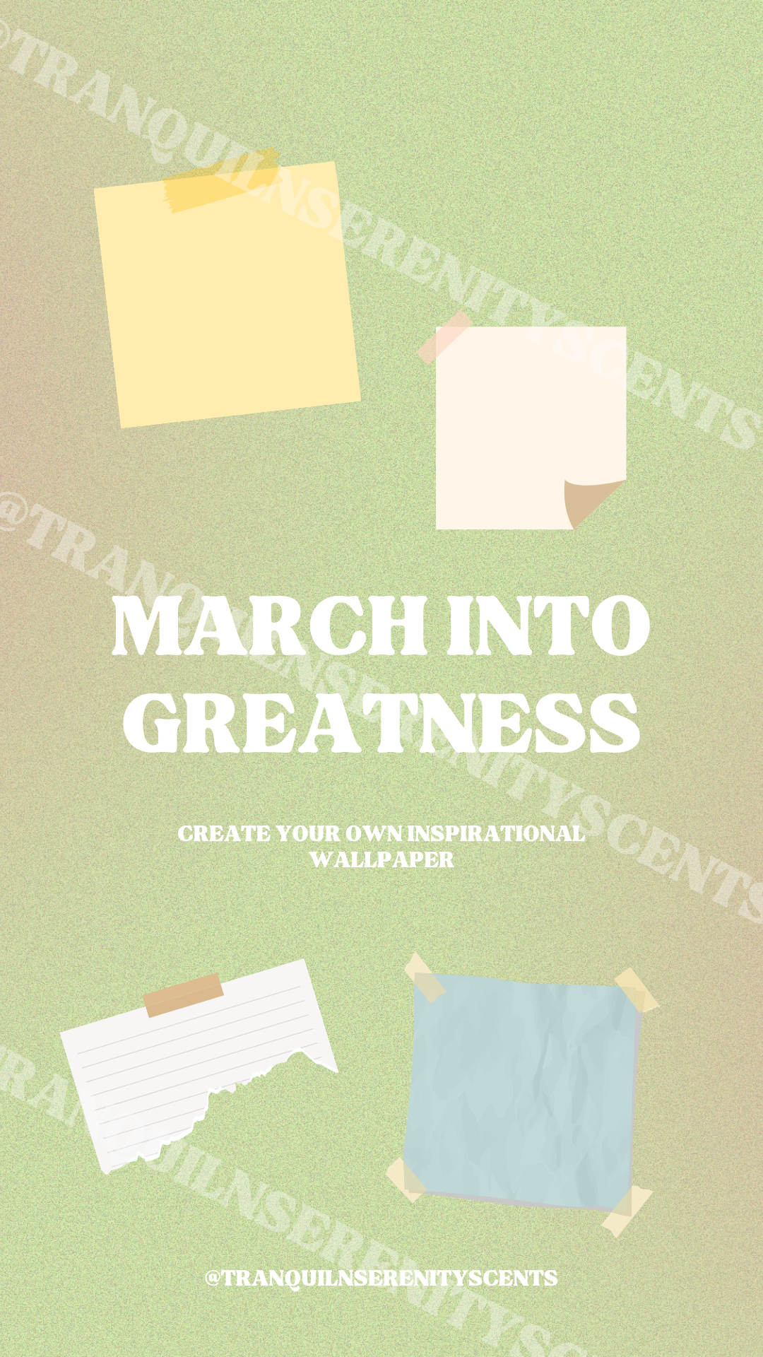 March Into Greatness: Create Your Own Inspirational Wallpaper