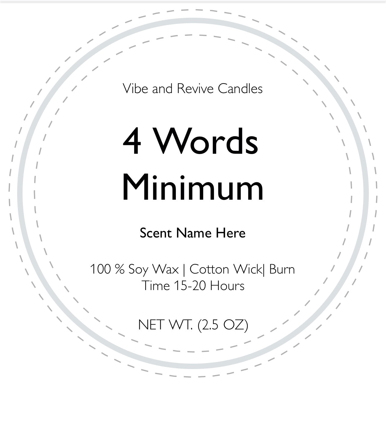 Personalize Candles + Free Shipping on 10oz/6oz/2.5oz sets ONLY