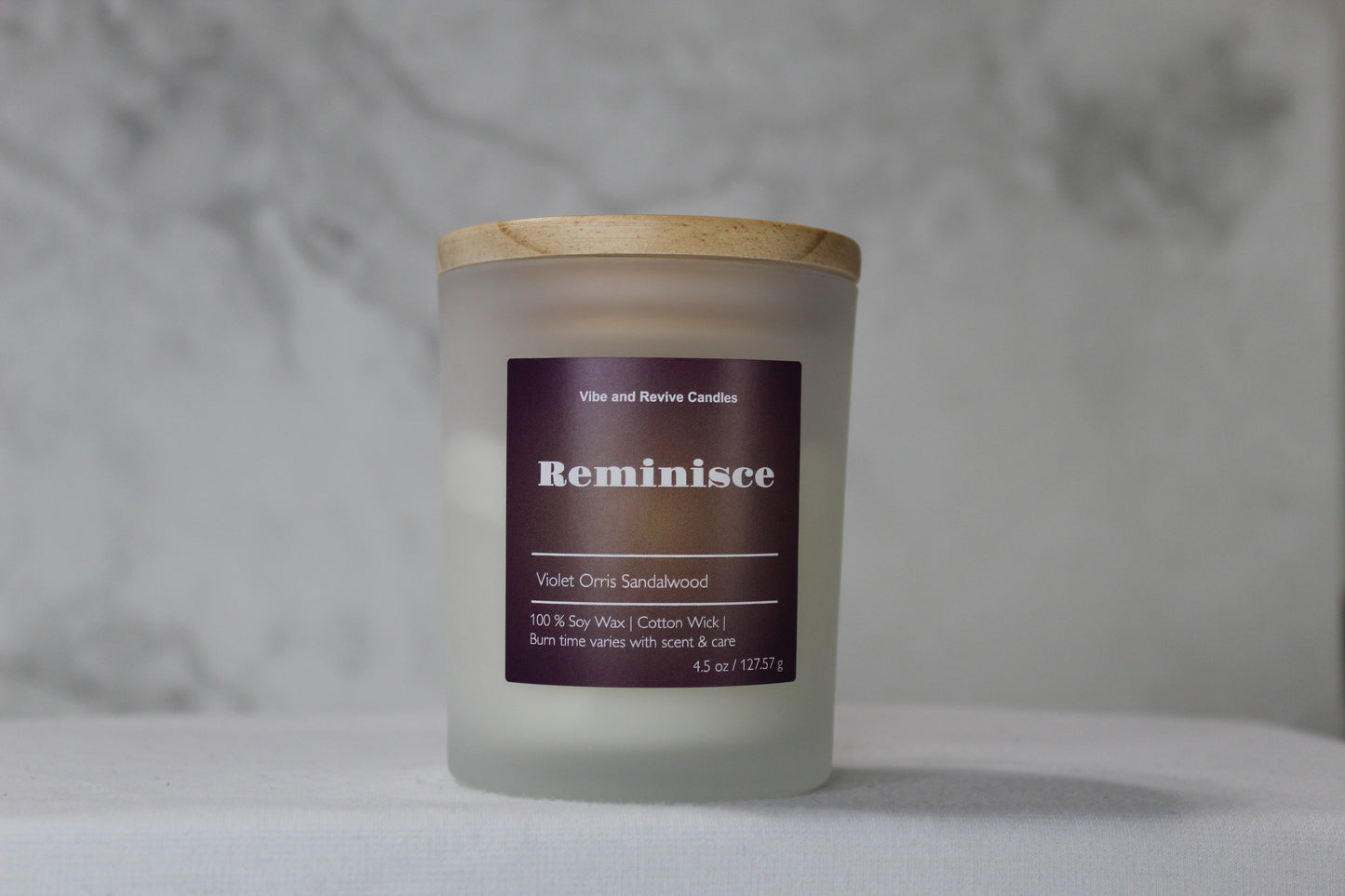 Violet Orris Sandalwood Soy Candle