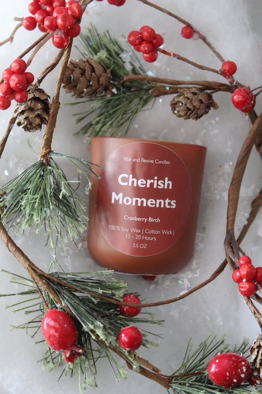 Cranberry Birch 2.5 oz Soy Candle