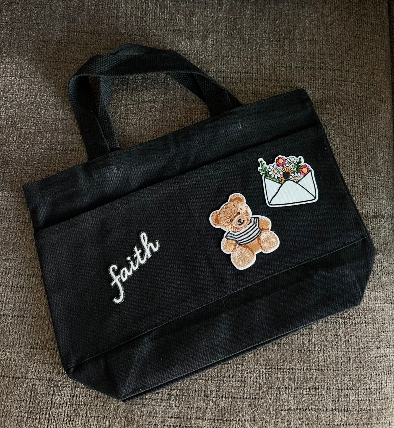 Tote Bags with Patches
