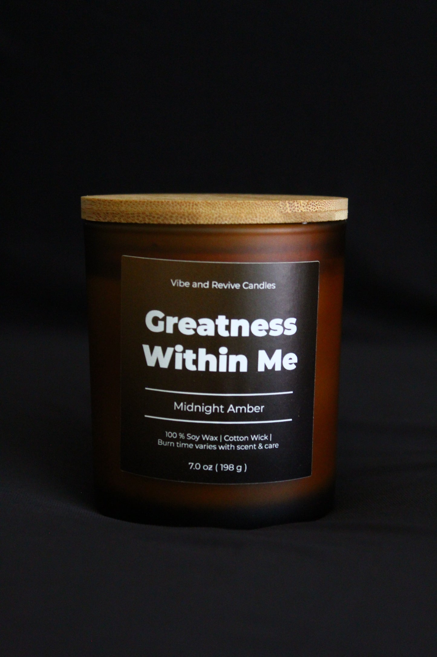 Midnight Amber Soy Candle (FALL EDITION)