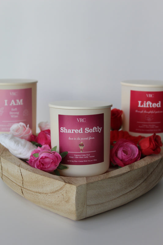 Ember Petal Soy Candle (Receiving Gifts - Love Language)