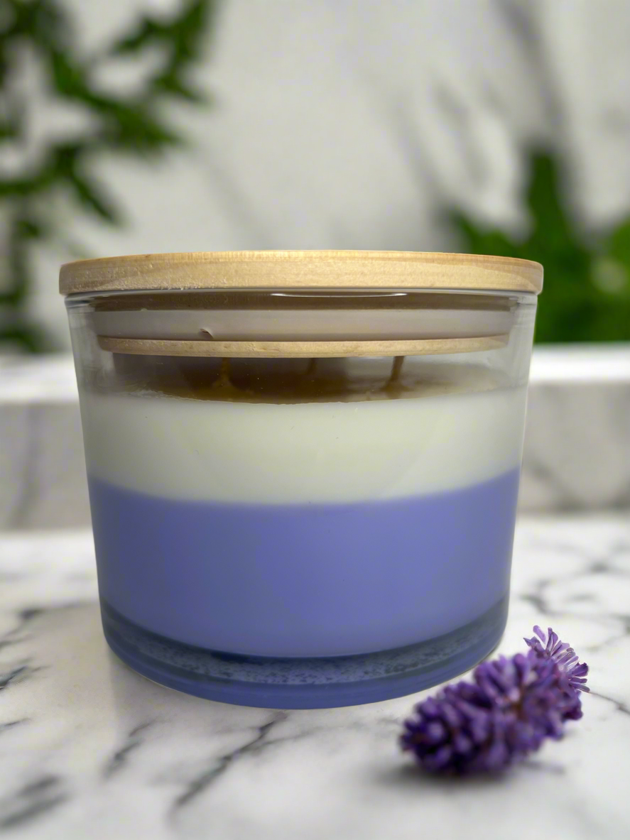 Single Wick & 3-Wick Vanilla Lavender Soy Candle