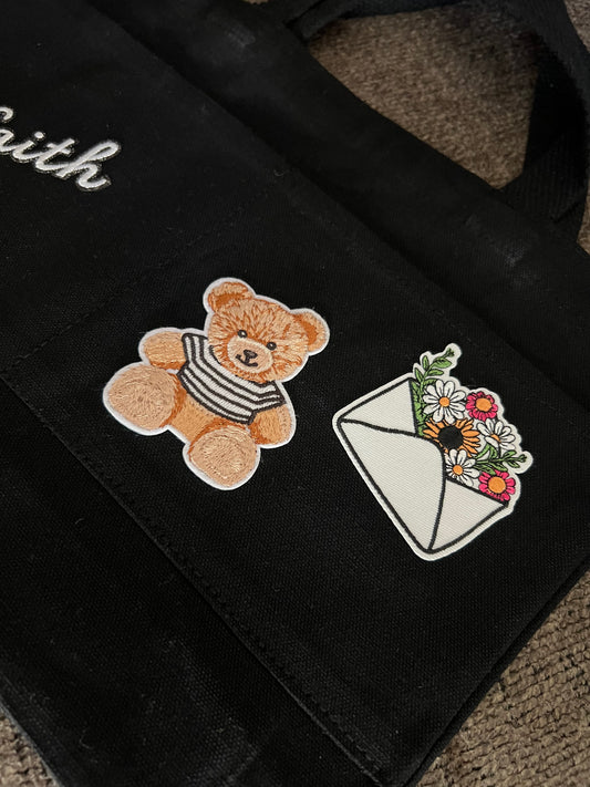 Tote Bags with Patches