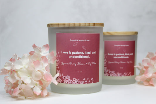 Japanese Cherry Blossom Soy Candle – Soft Floral & Sweet Spring Breeze