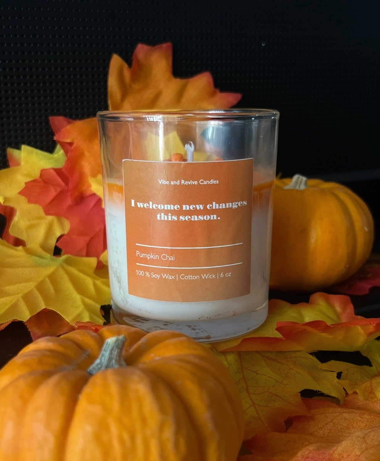 Pumpkin Chai Soy Candle- 6oz