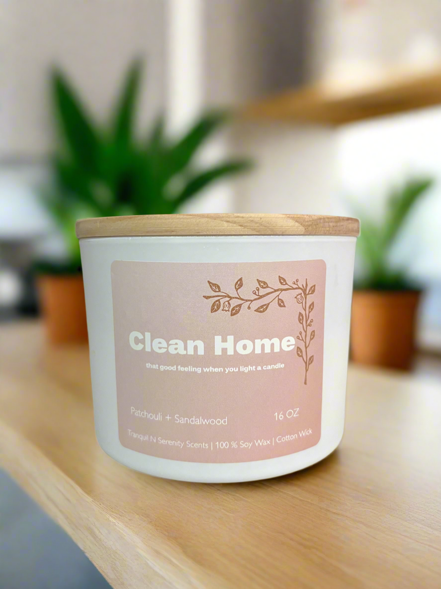 Patchouli Sandalwood Soy Candle