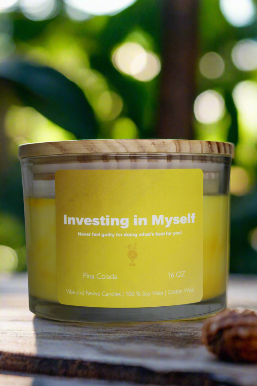 Pina Colada Soy Candle – Sweet Pineapple & Creamy Coconut Bliss