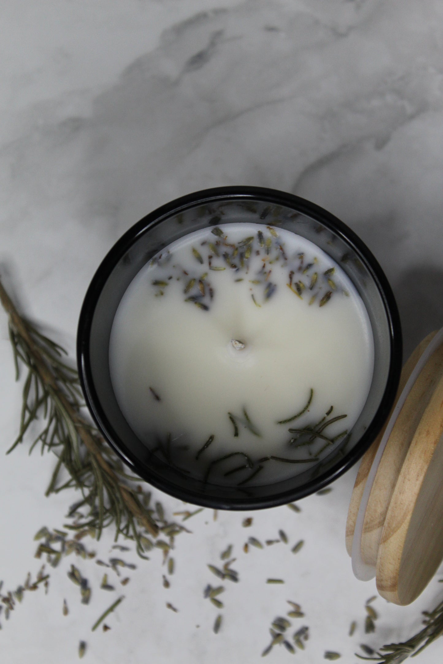 Single & 3-Wick Rosemary Mint Lavender Soy Candle (Available on Etsy)