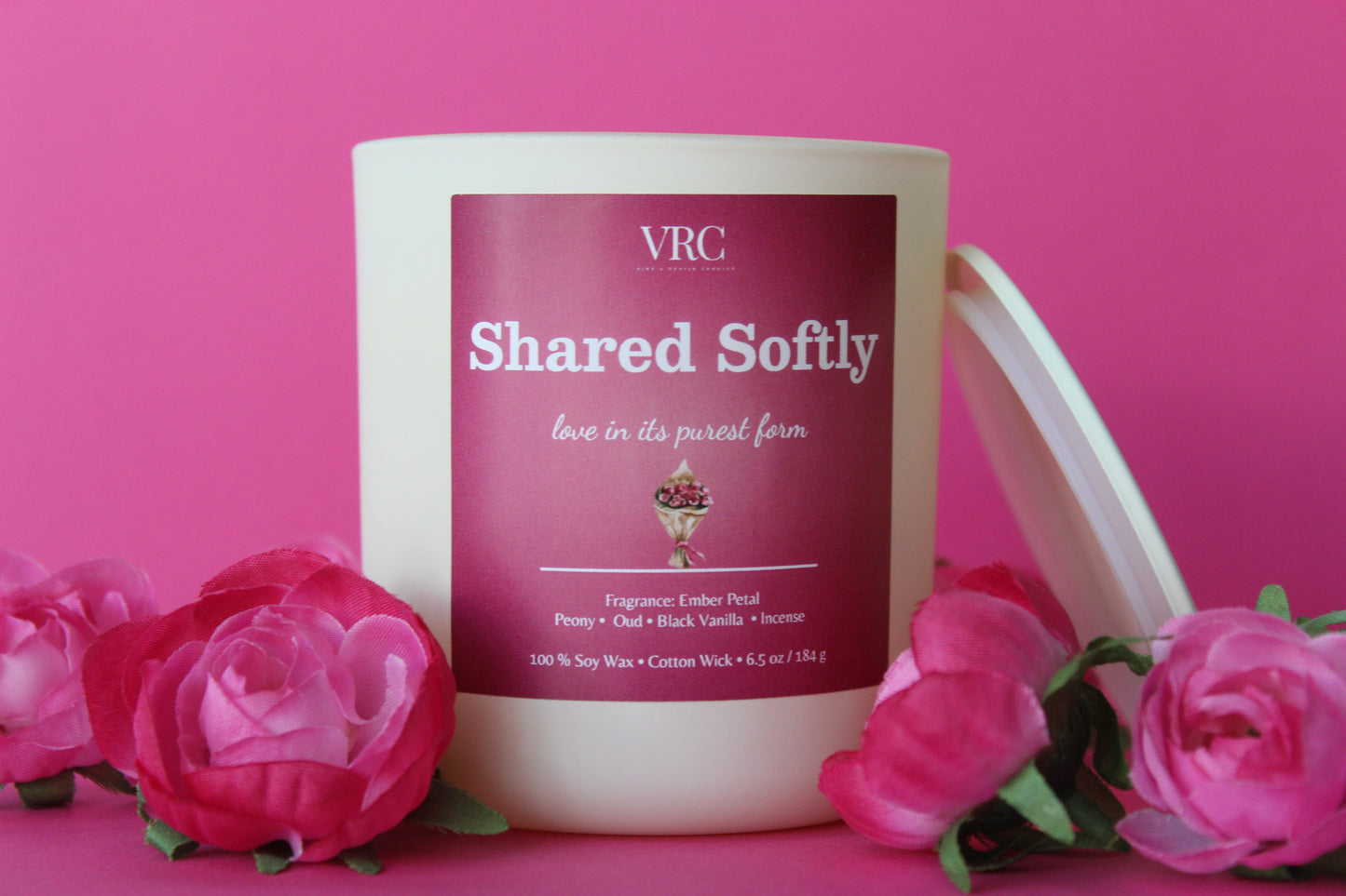 Ember Petal Soy Candle (Receiving Gifts - Love Language)