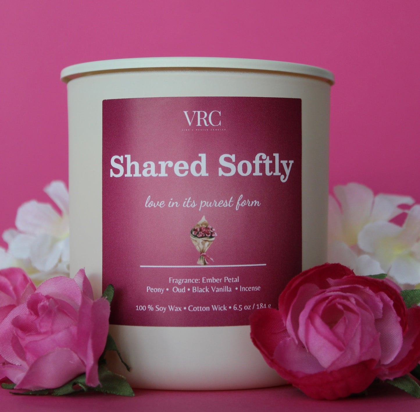 Ember Petal Soy Candle (Receiving Gifts - Love Language)