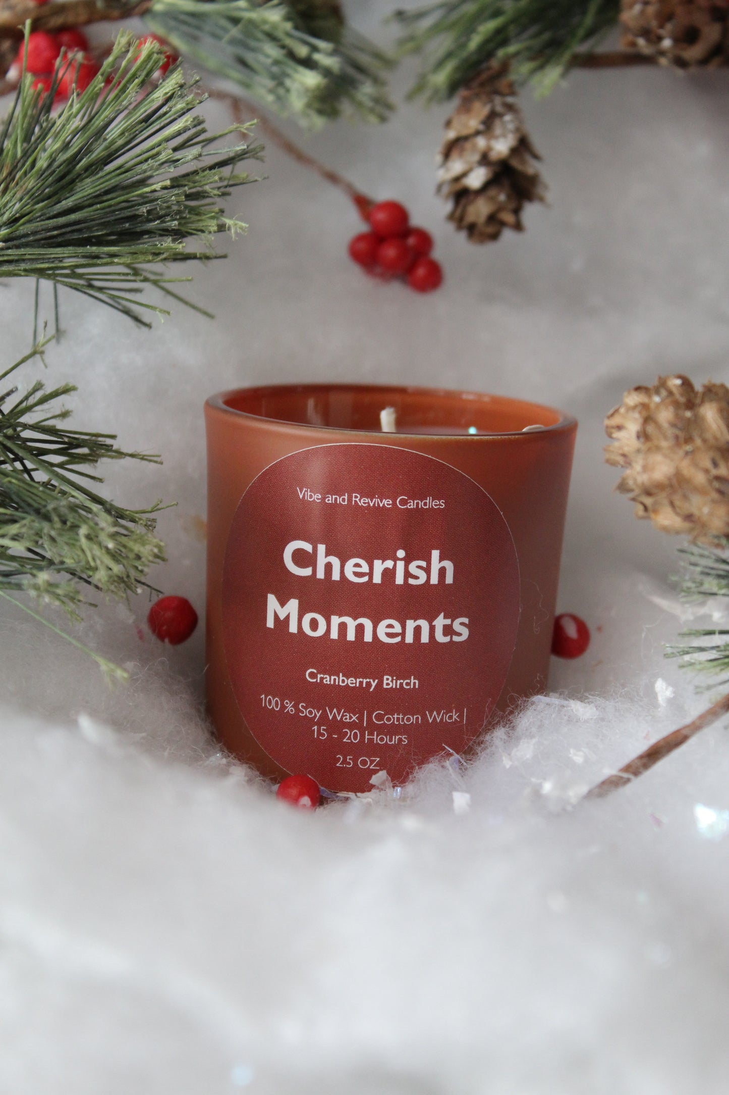 Cranberry Birch 2.5 oz Soy Candle