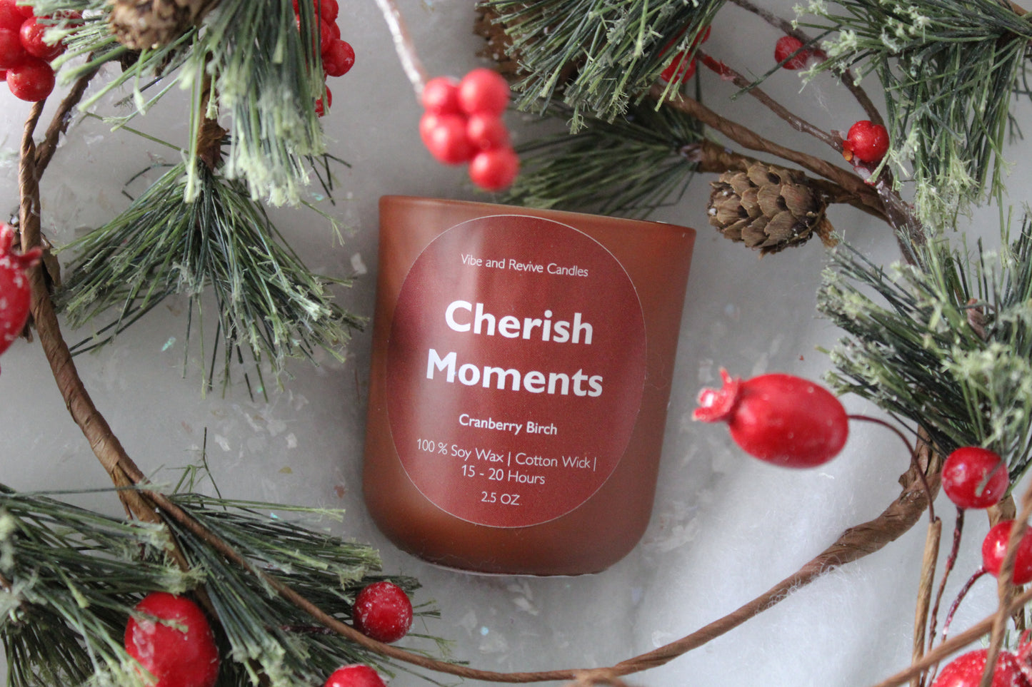 Cranberry Birch 2.5 oz Soy Candle