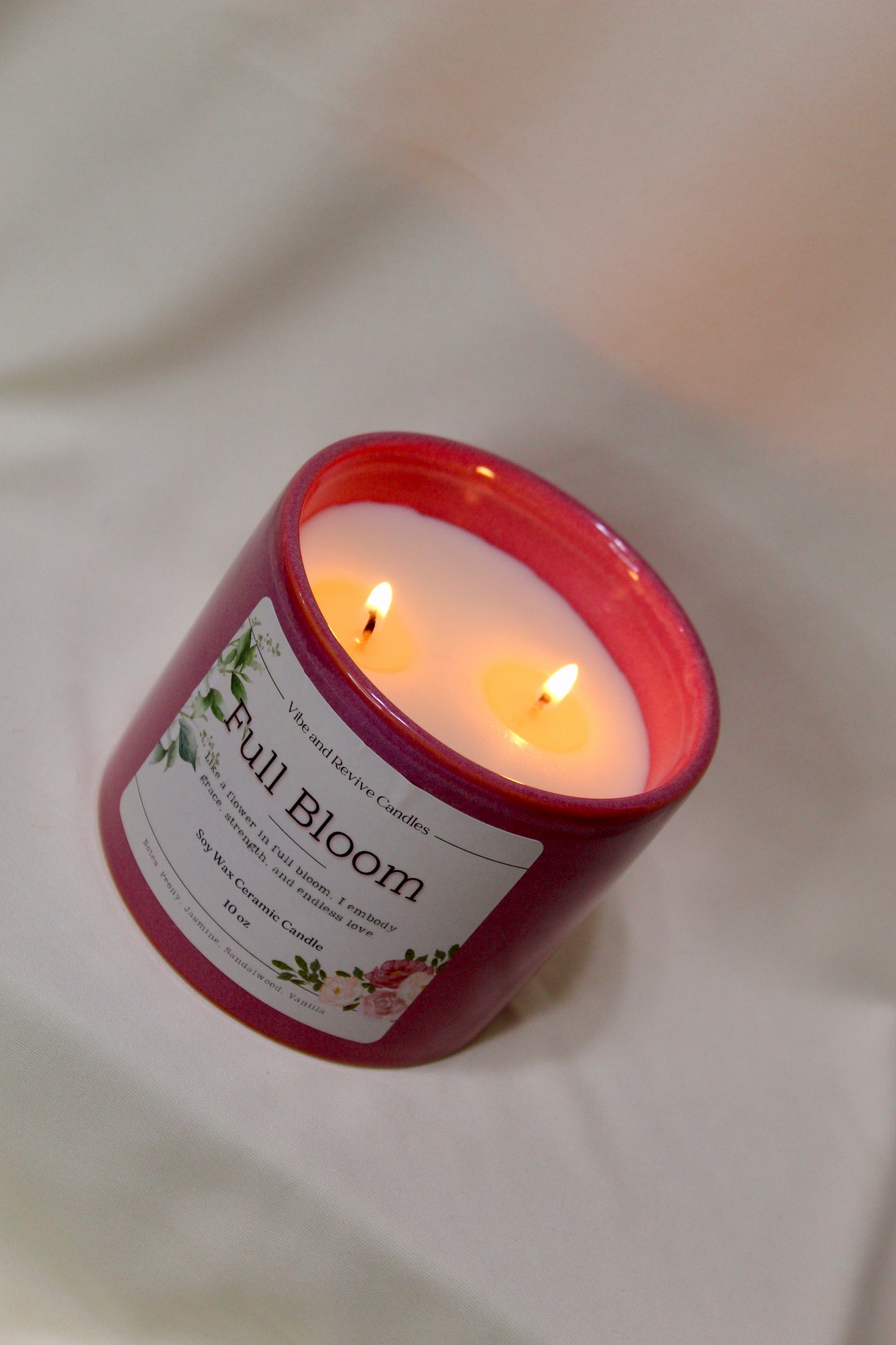 Full Bloom Soy Candle - Mother’s Day Edition (Pre-Order Sage & with Lid on Website)
