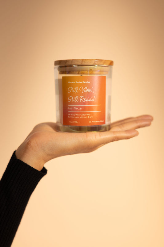 5-Year Anniversary Soy Candle | Lush Nectar | Limited Edition