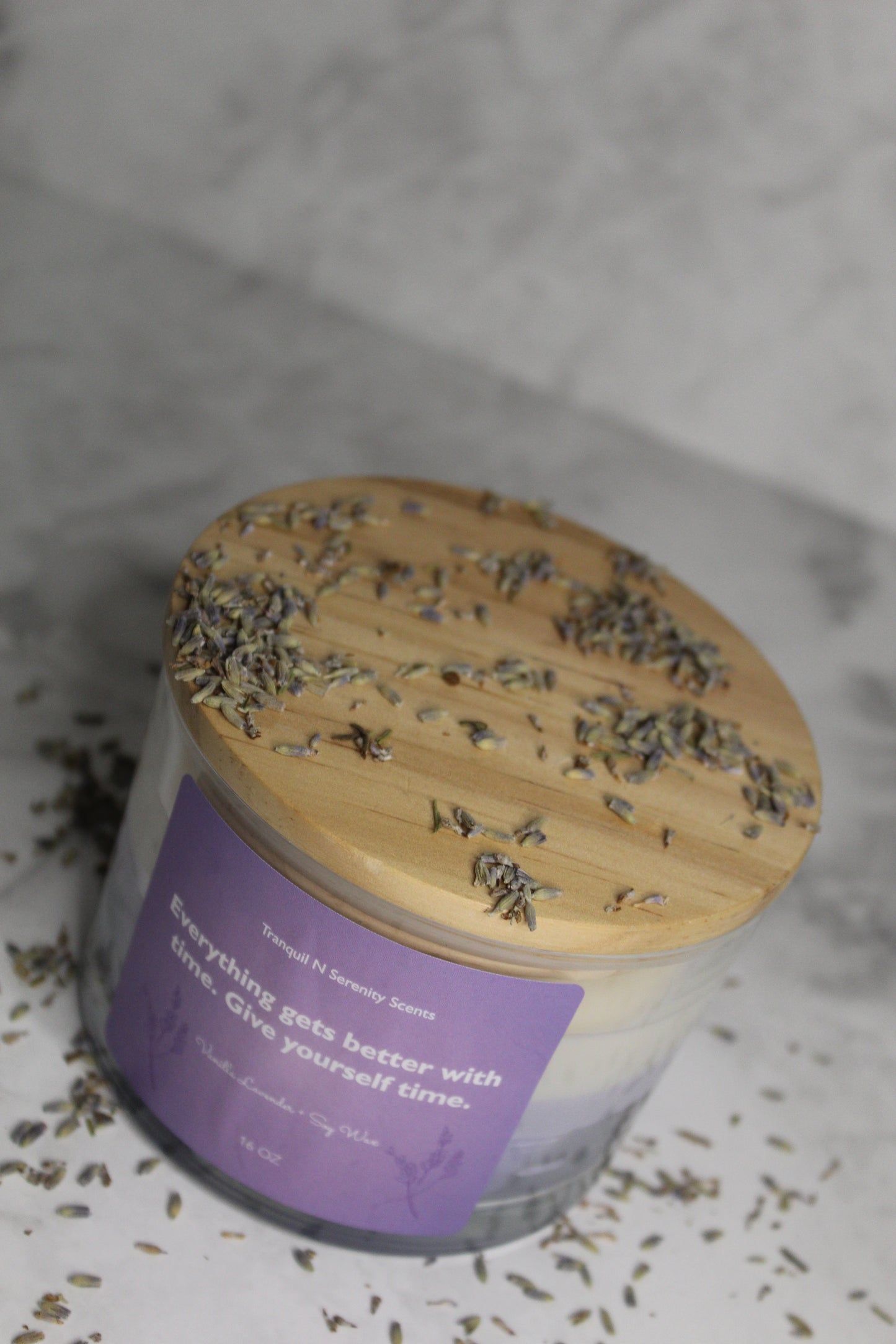 Single Wick & 3-Wick Vanilla Lavender Soy Candle