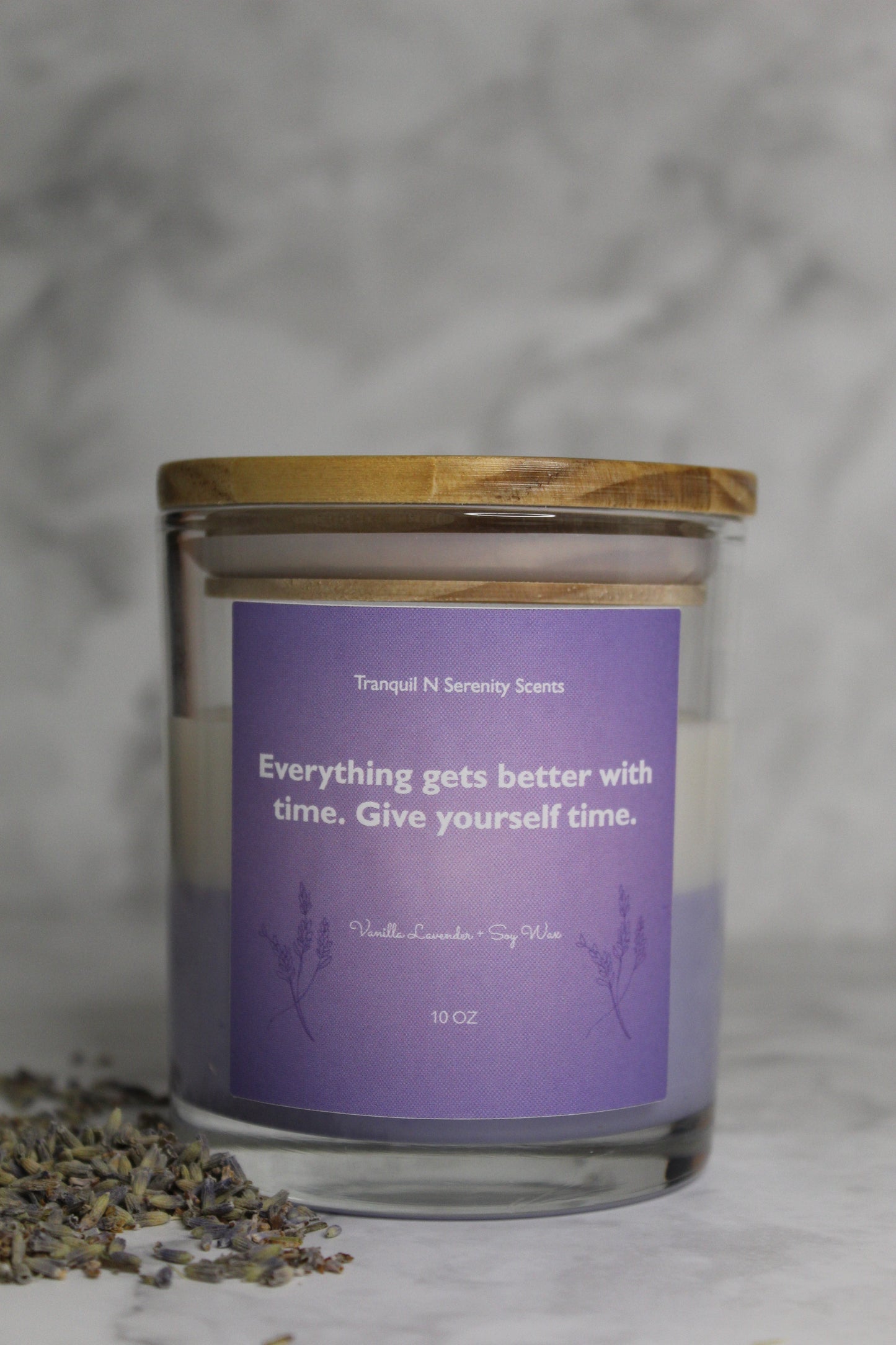 Single Wick & 3-Wick Vanilla Lavender Soy Candle