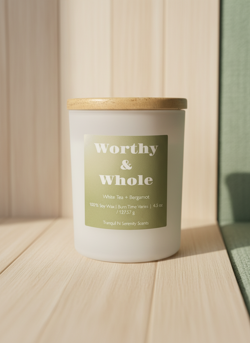 White Tea & Bergamot Soy Candle