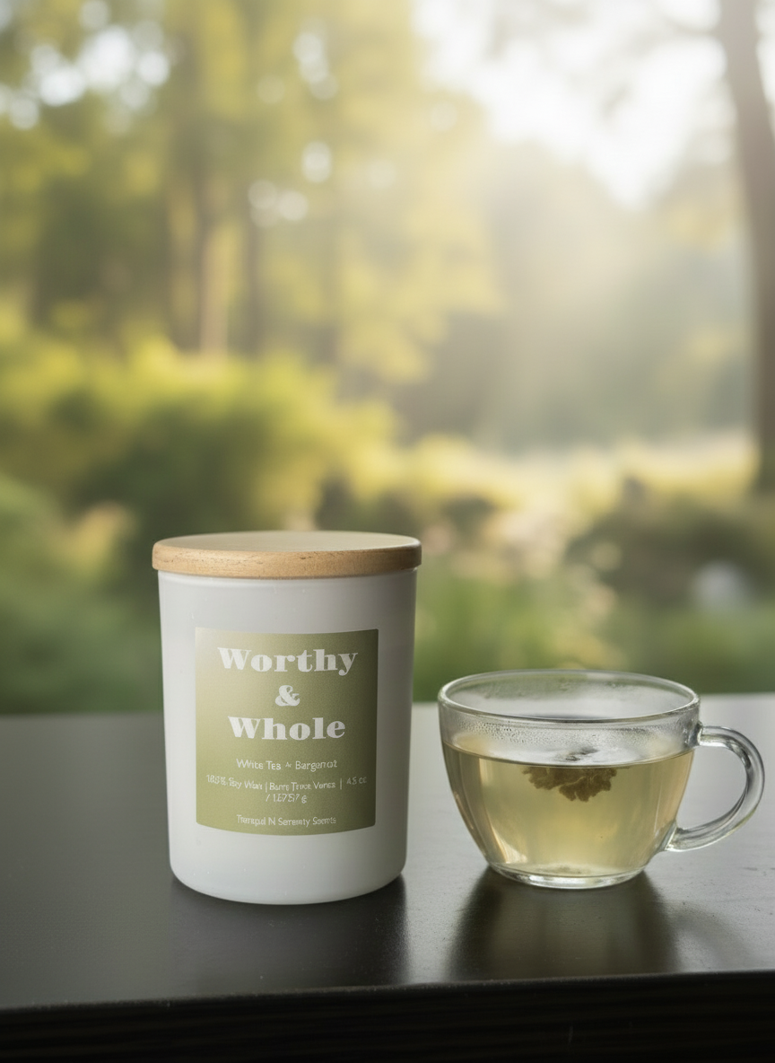 White Tea & Bergamot Soy Candle